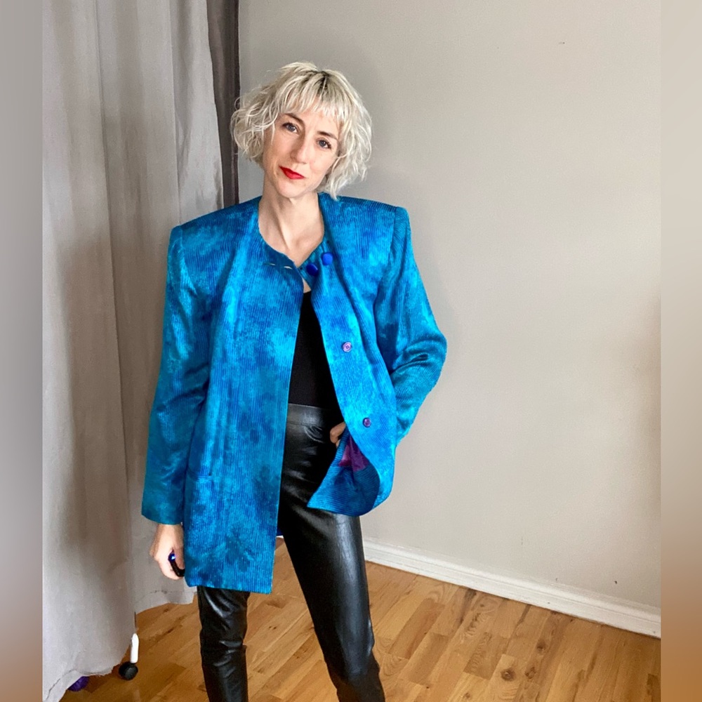 Vintage Flora Kung Silk Jacket